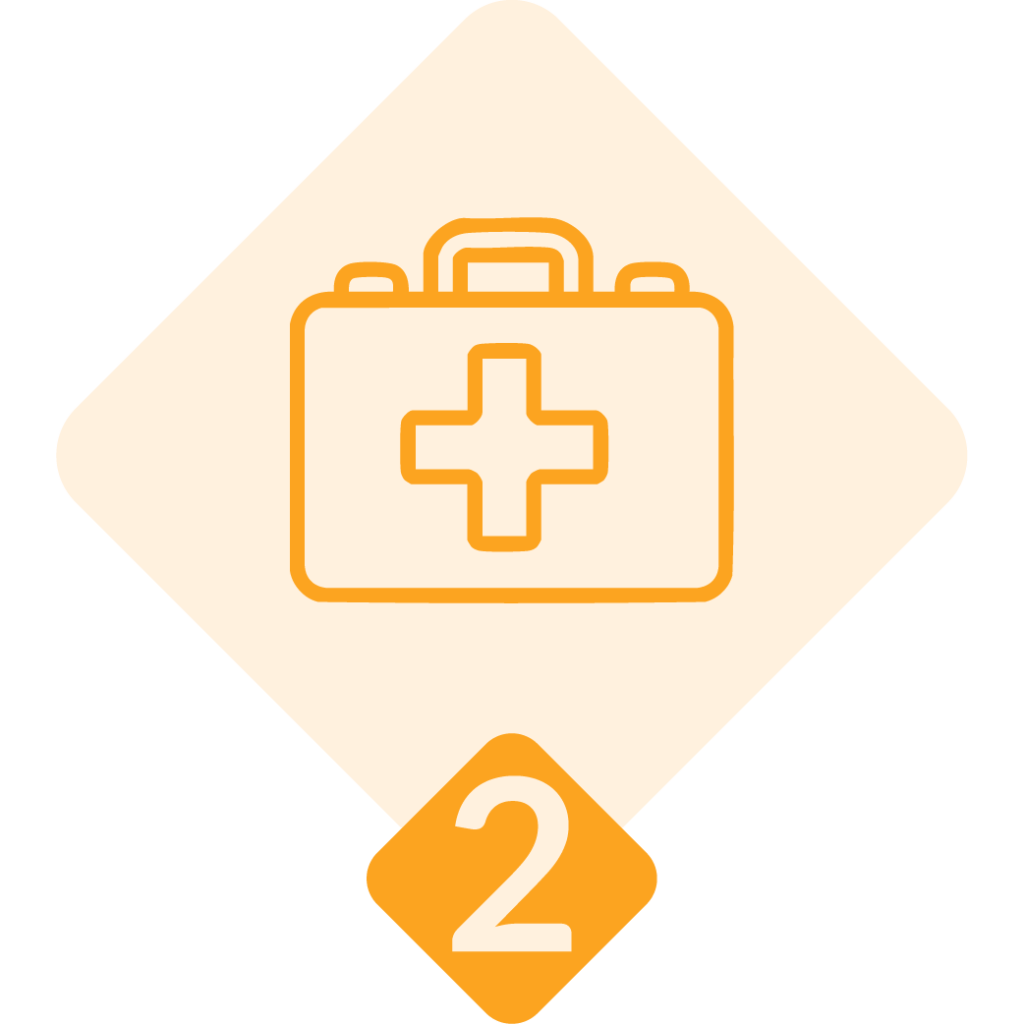 Provide necessary first aid